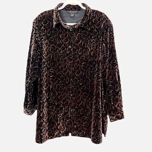 Lane Bryant Velvet Top- Size 18/20